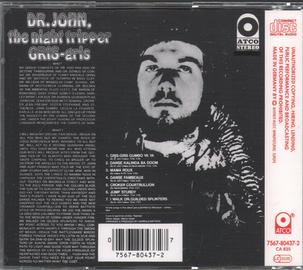 Dr. John - Gris-Gris - Cd