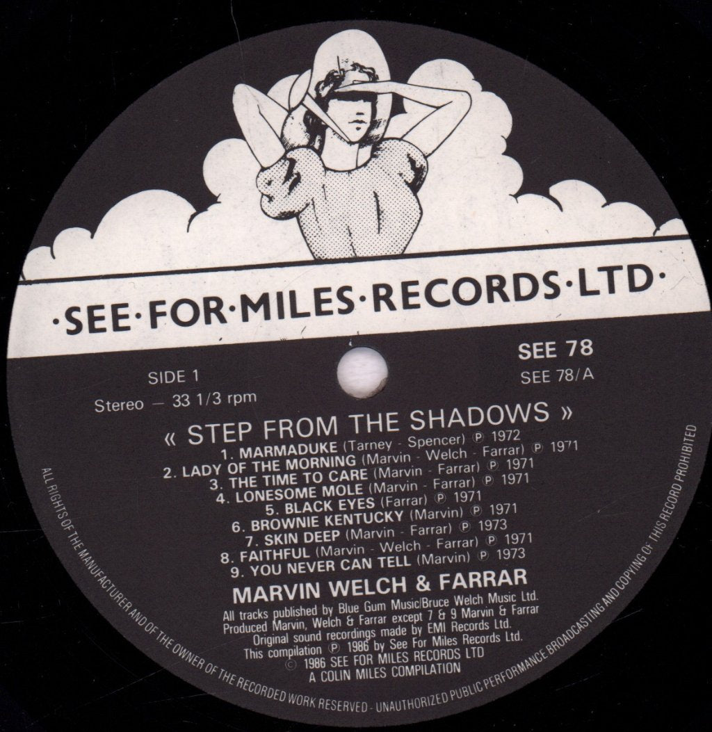 Marvin Welch And Farrar - Step From The Shadows - Lp