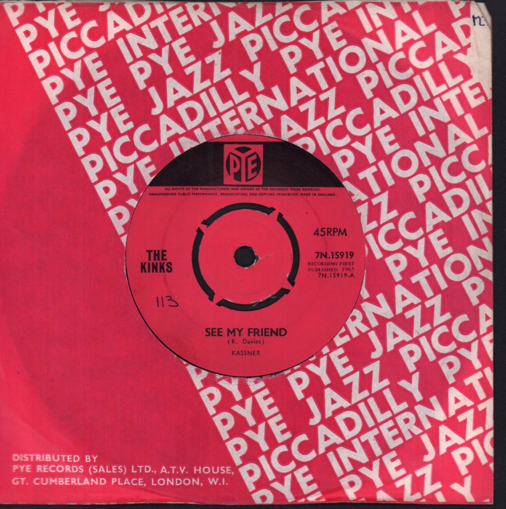 Kinks - See My Friend - 7 Inch