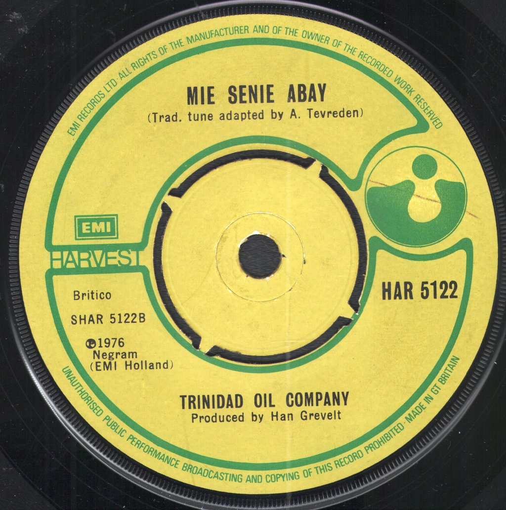 Trinidad Oil Company - Calendar Song - 7 Inch