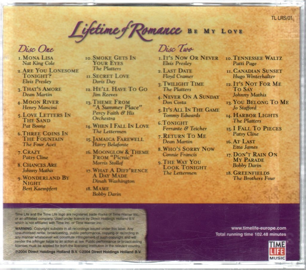 Lifetime Of Romance - Be My Love - Cd