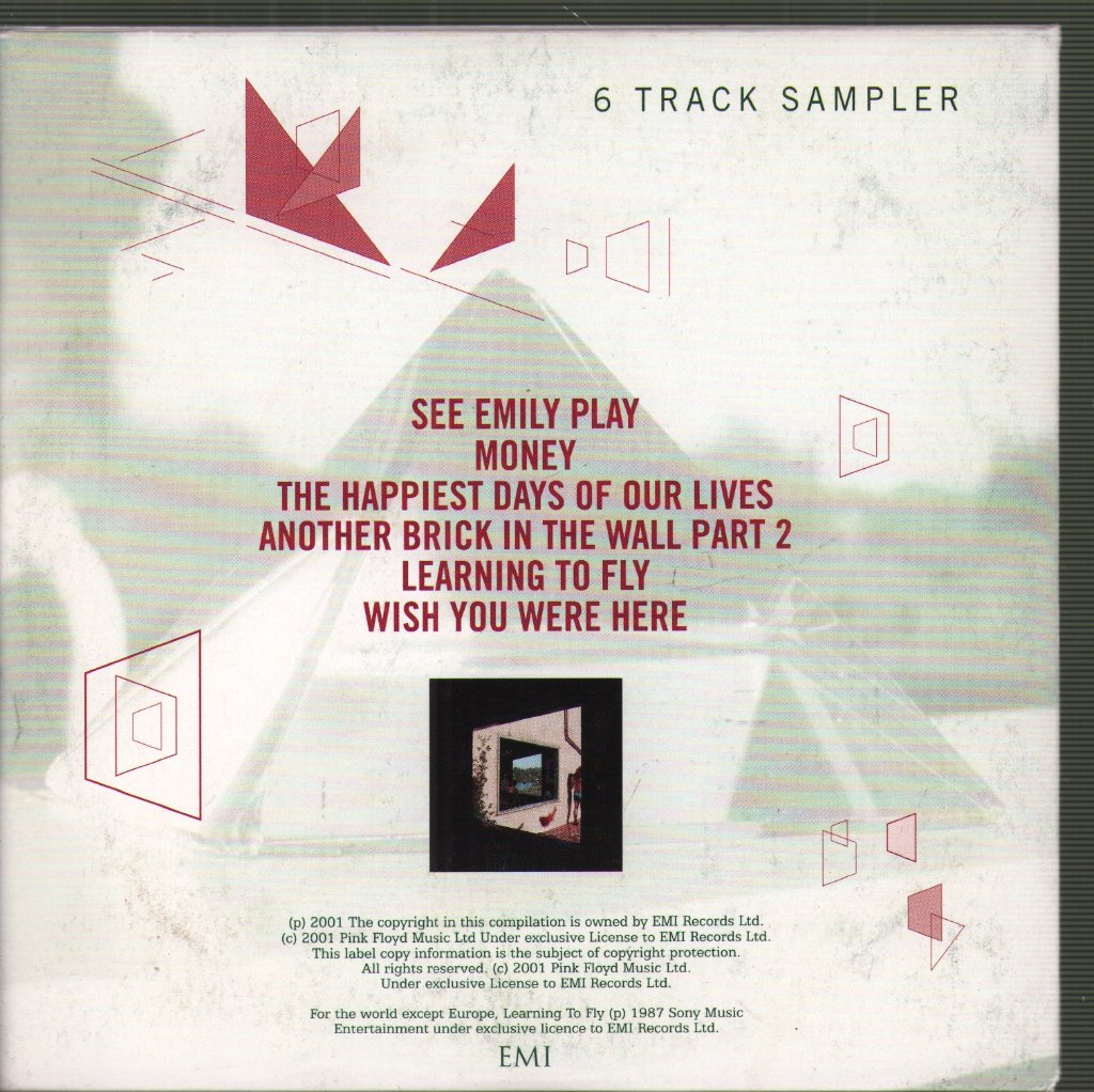 Pink Floyd - Echoes (The Best Of Pink Floyd) (6 Track Sampler) - Cd