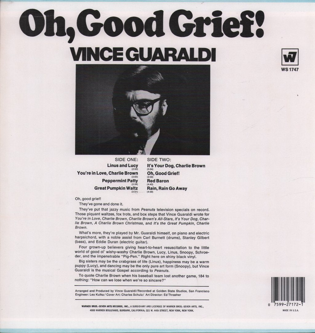 Vince Guaraldi - Oh, Good Grief! - Lp