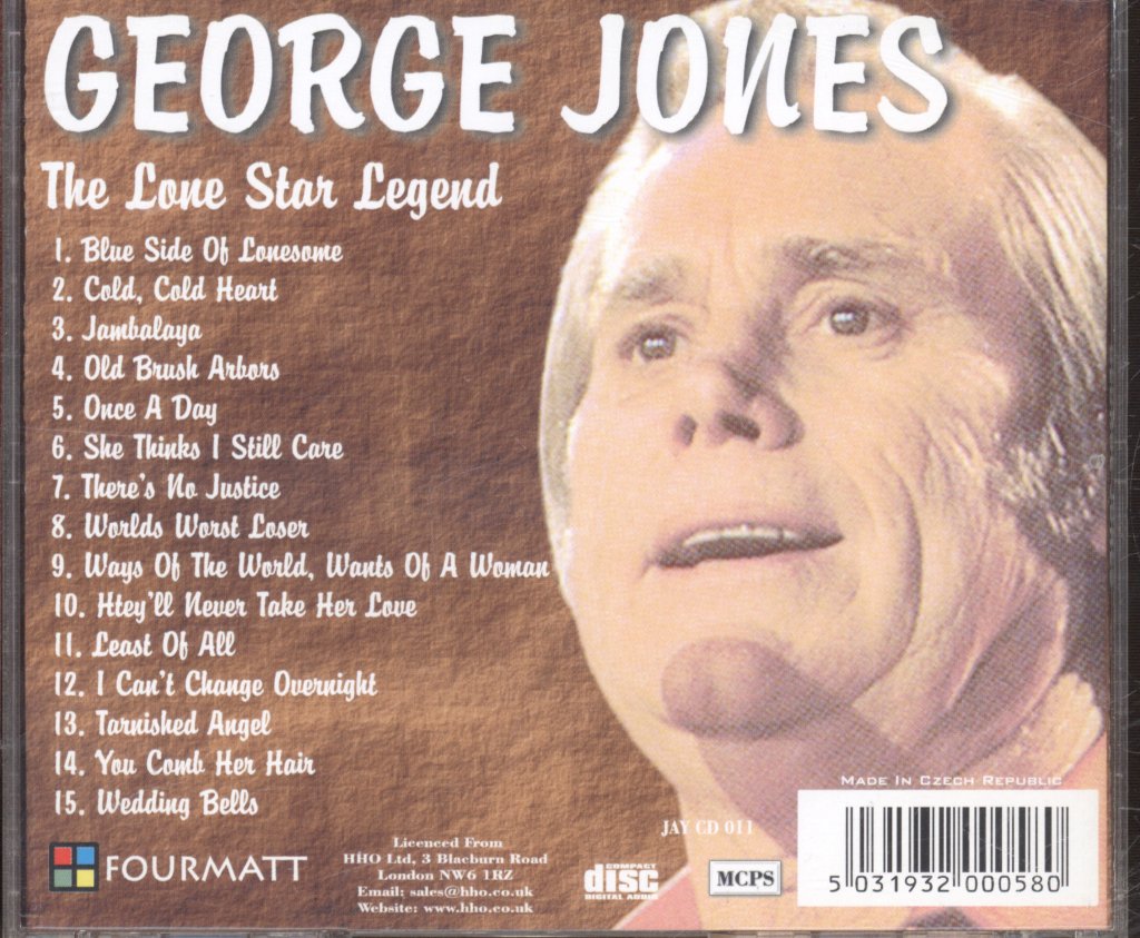 George Jones - Lone Star Legand - Cd
