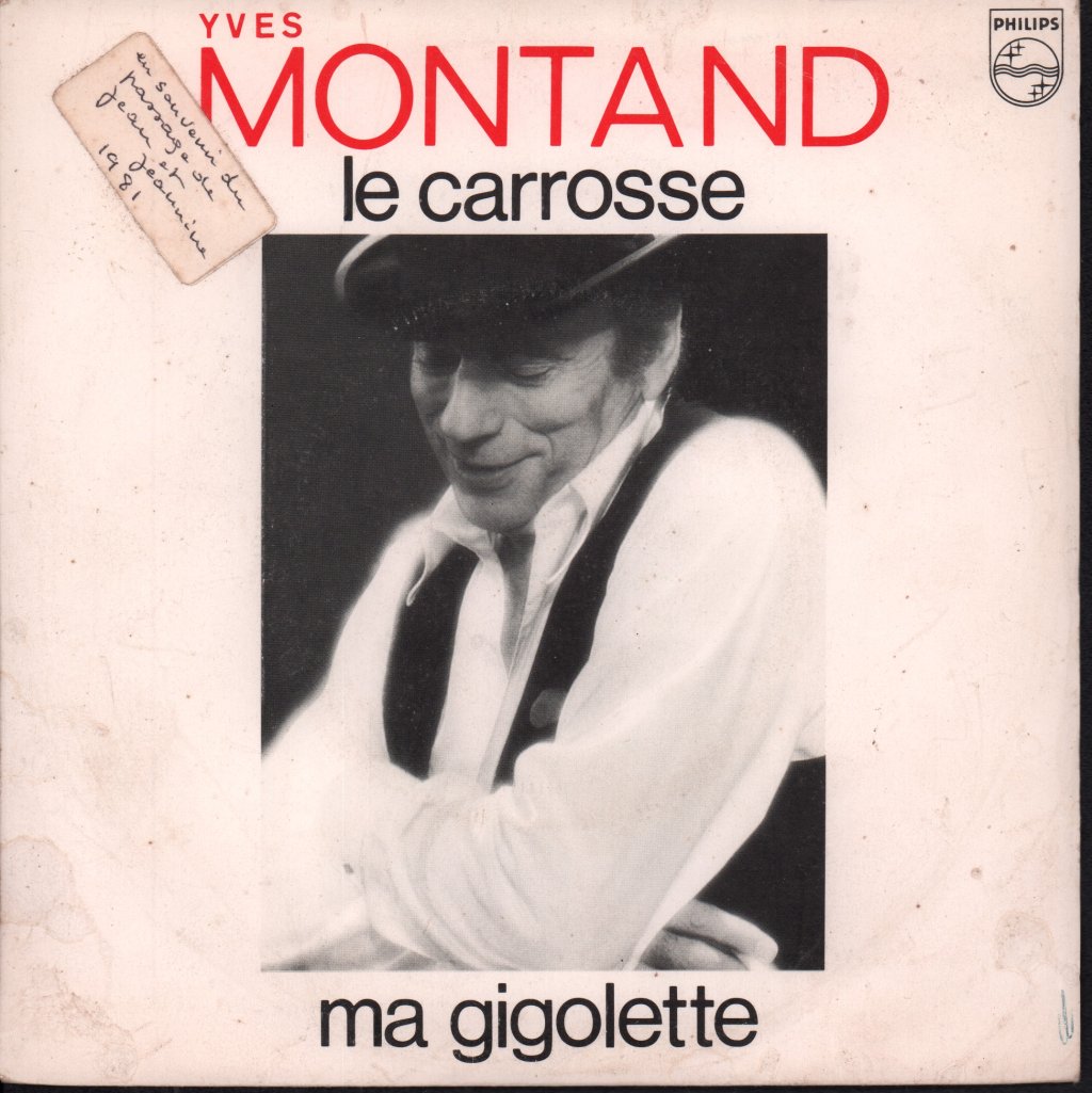 Yves Montand - Le Carrosse - 7 Inch