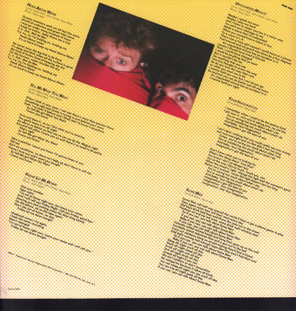 Hall And Oates - Private Eyes - Lp
