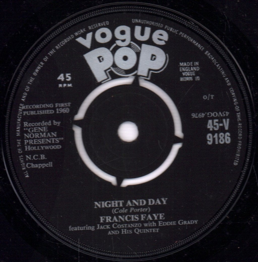 Frances Faye - Night And Day / I Wish I Could Shimmy Like My Sister Kate - 7 Inch