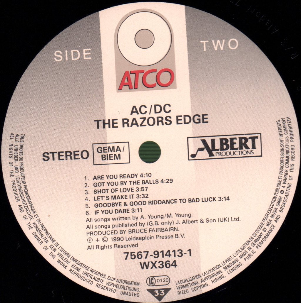 AC/DC - Razors Edge - Lp