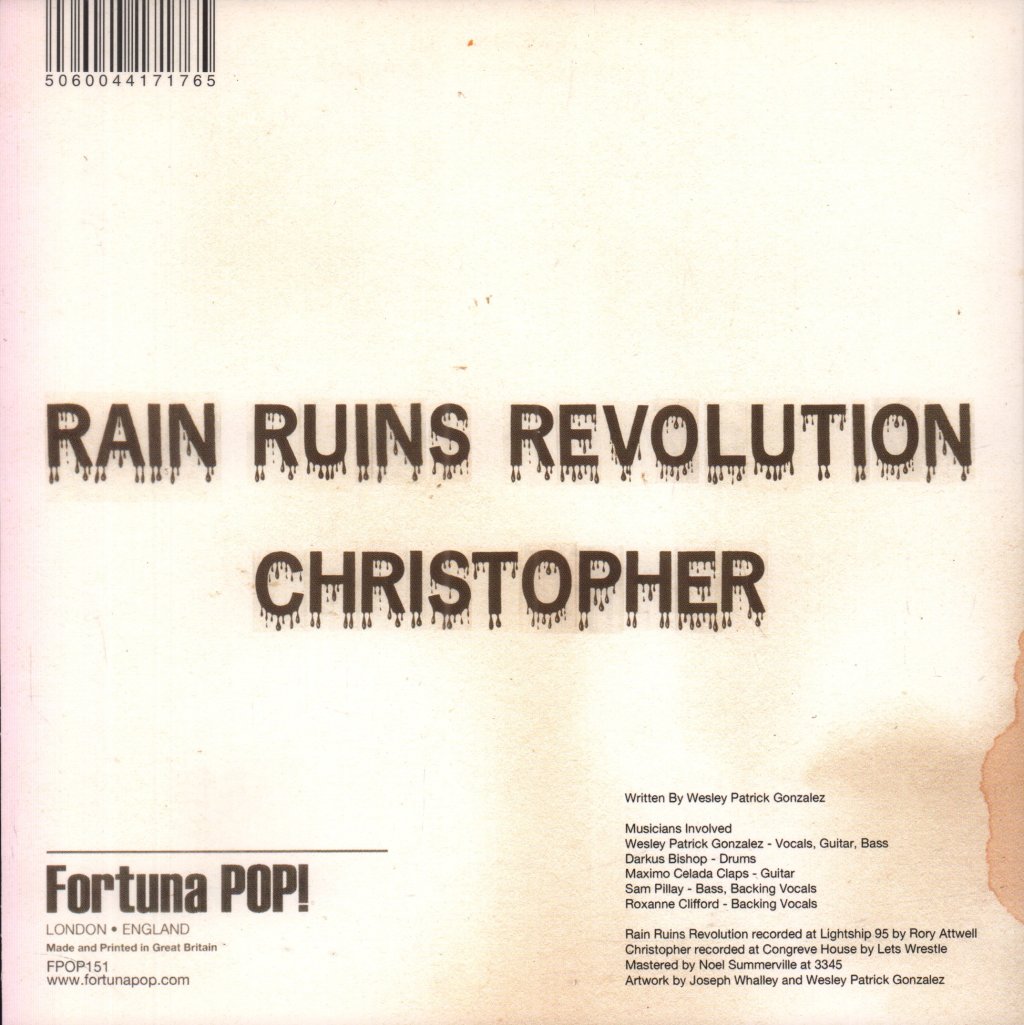 Lets Wrestle - Rain Ruins Revolution - 7 Inch