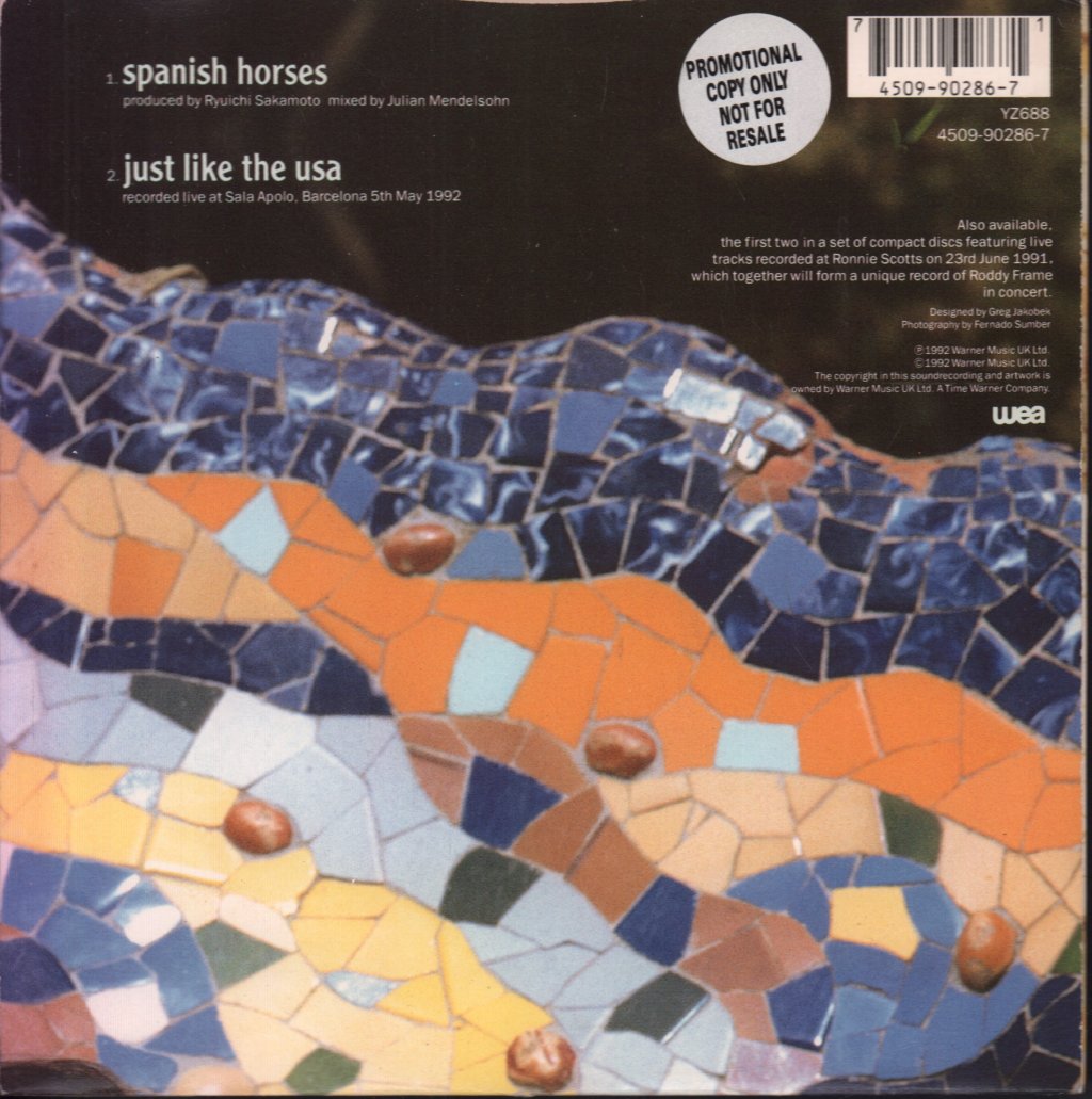 Aztec Camera - Spanish Horses - 7 Inch