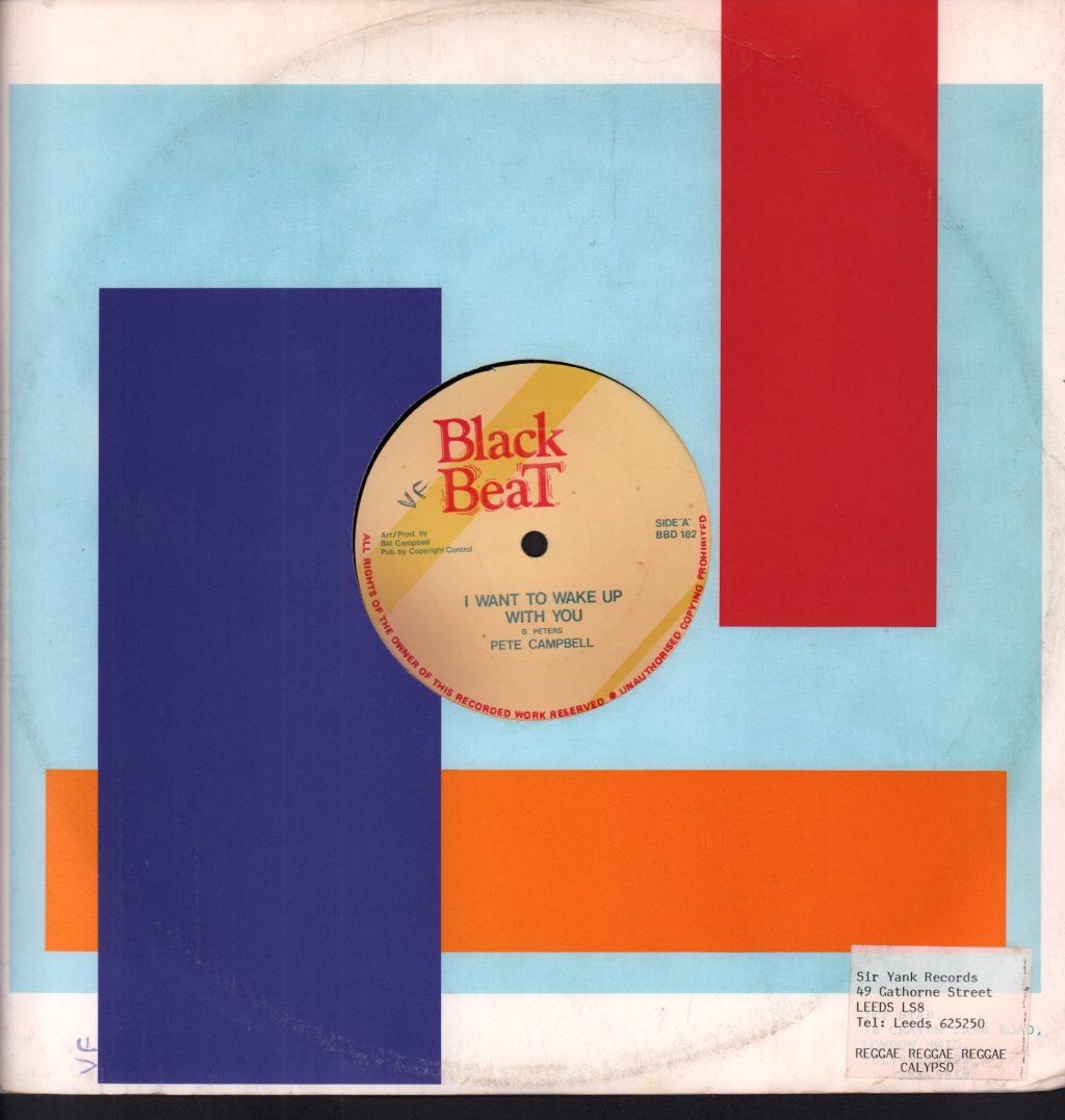Pete Campbell - I Want To Wake Up With You - 12 Inch