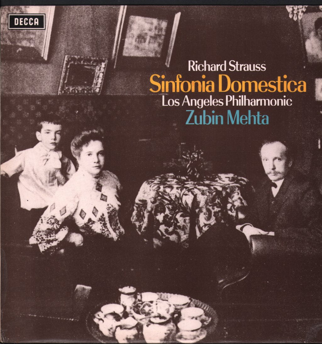 Zubin Mehta / Los Angeles Philharmonic Orchestra - Richard Strauss - Sinfonia Domestica - Lp