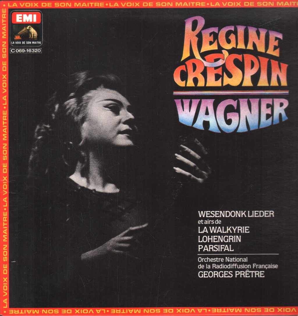 Regine Crespin - Wagner - Wesendonk Lieder Et Airs De La Walkyrie, Lohengrin, Parsifal - Lp