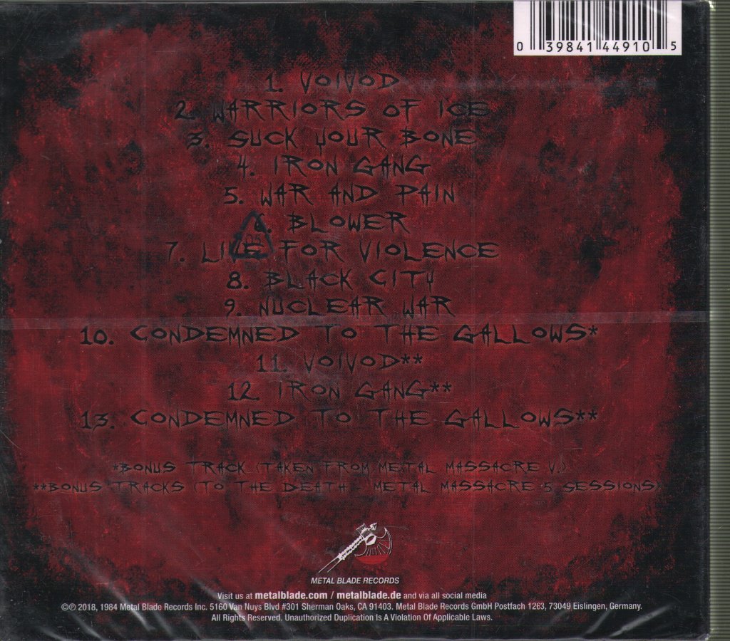 Voïvod - War And Pain - Cd
