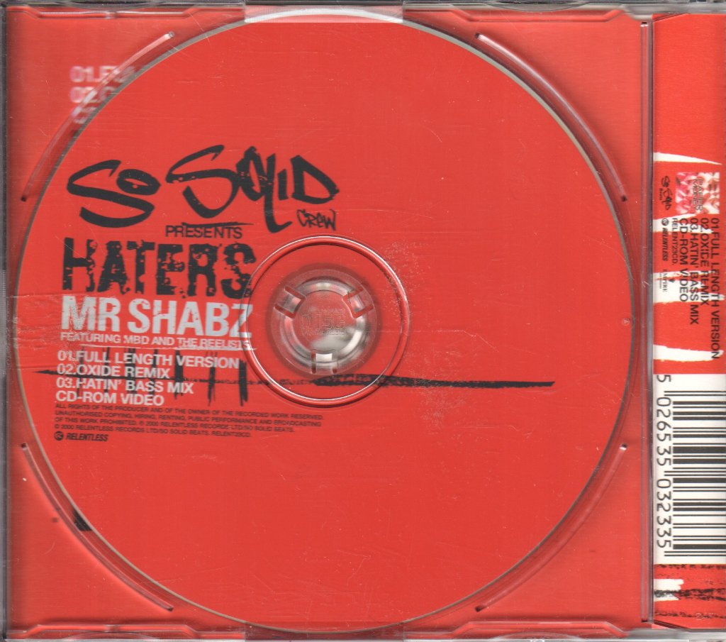 So Solid Crew - Haters - Cd