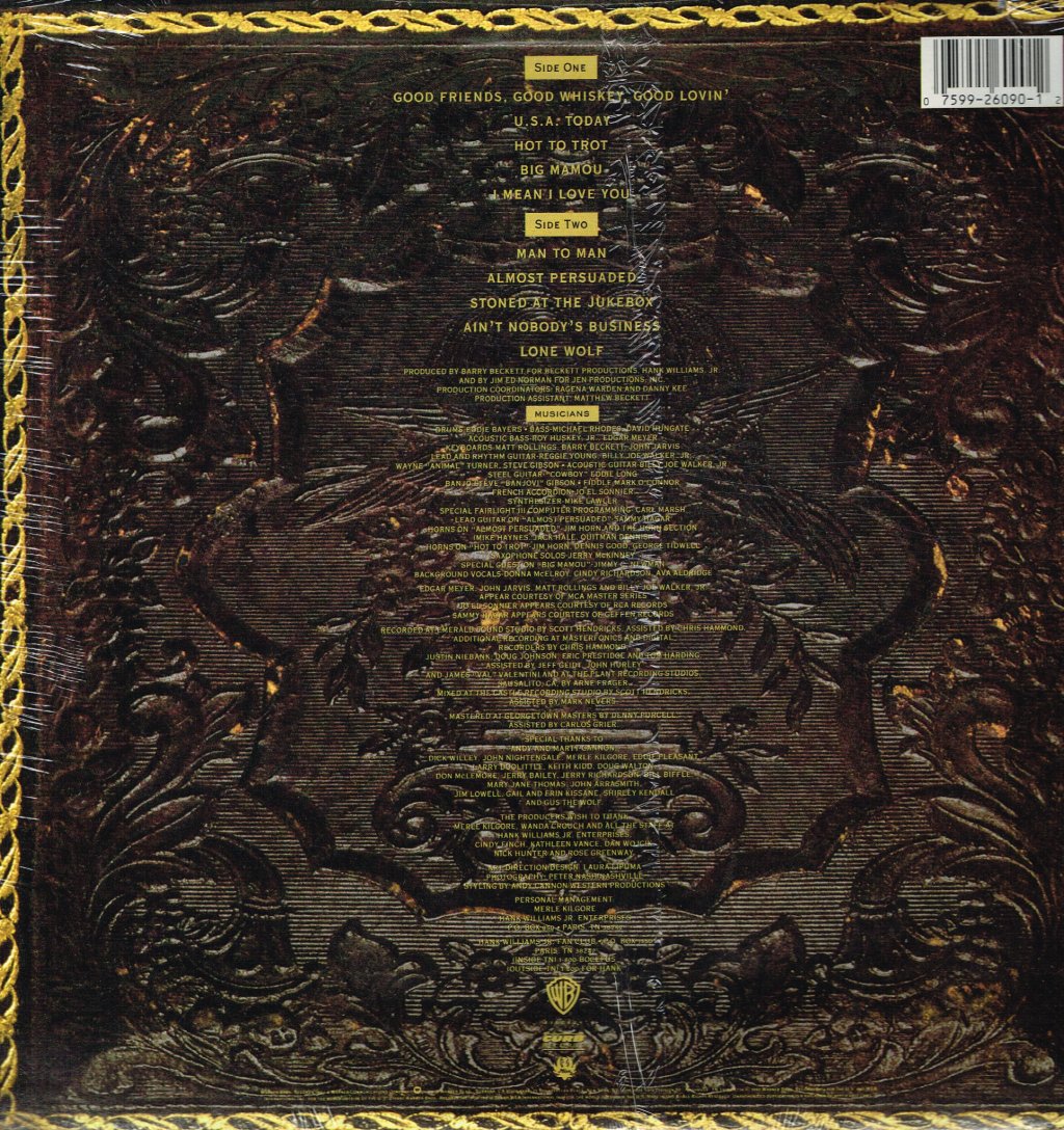 Hank Williams Jr - Lone Wolf - Lp