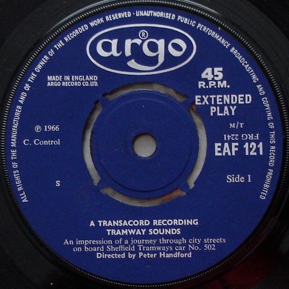 No Artist - Tramway Sounds - 7 Inch