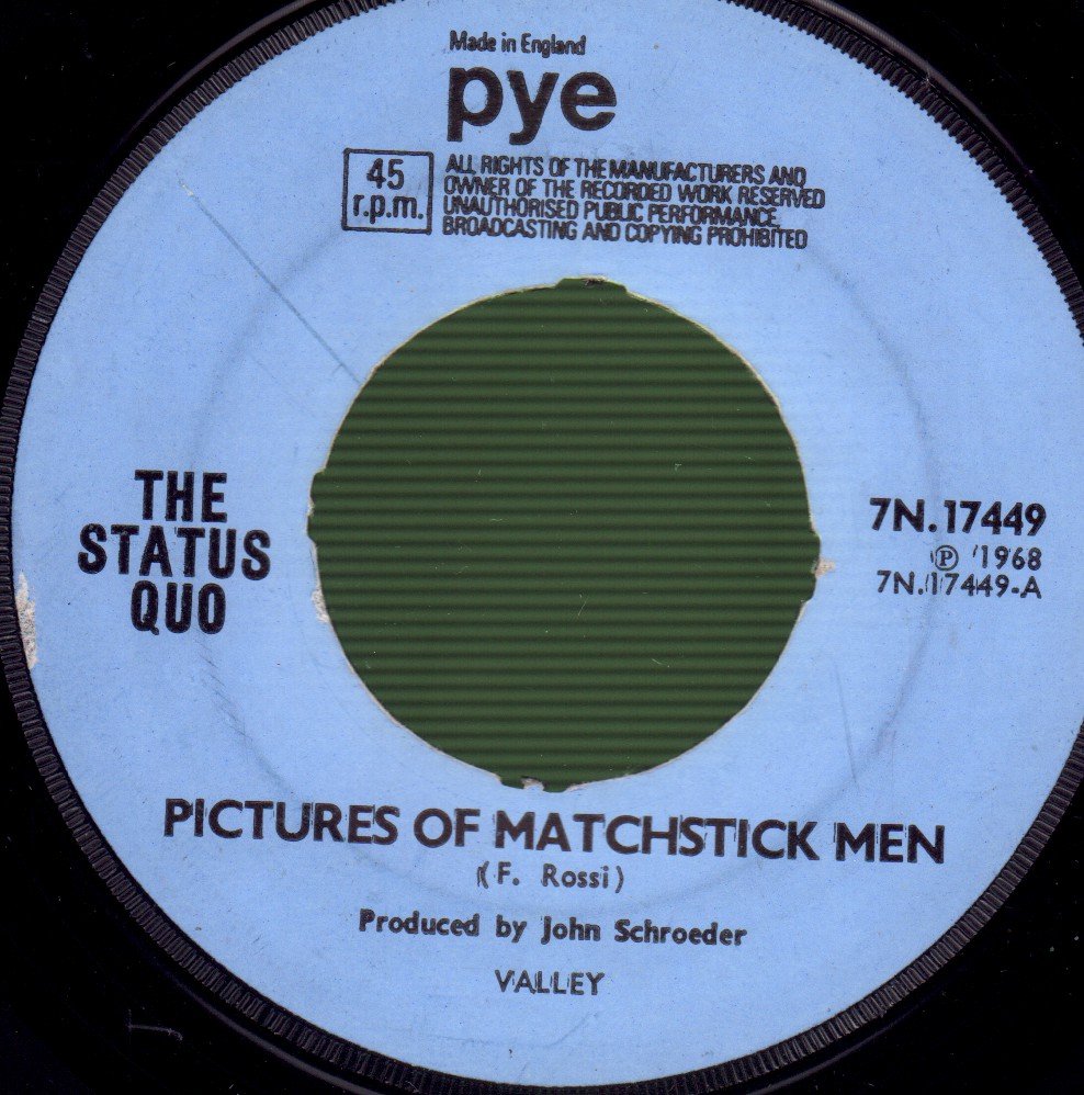 Status Quo - Pictures Of Matchstick Men - 7 Inch