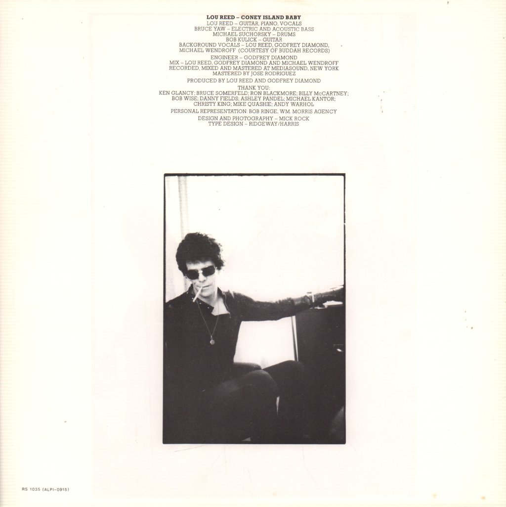 Lou Reed - Coney Island Baby - Lp