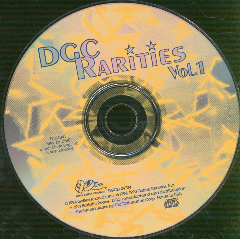 Various Artists - DGC Rarities: Vol.1 - Cd – Vinyl Tap