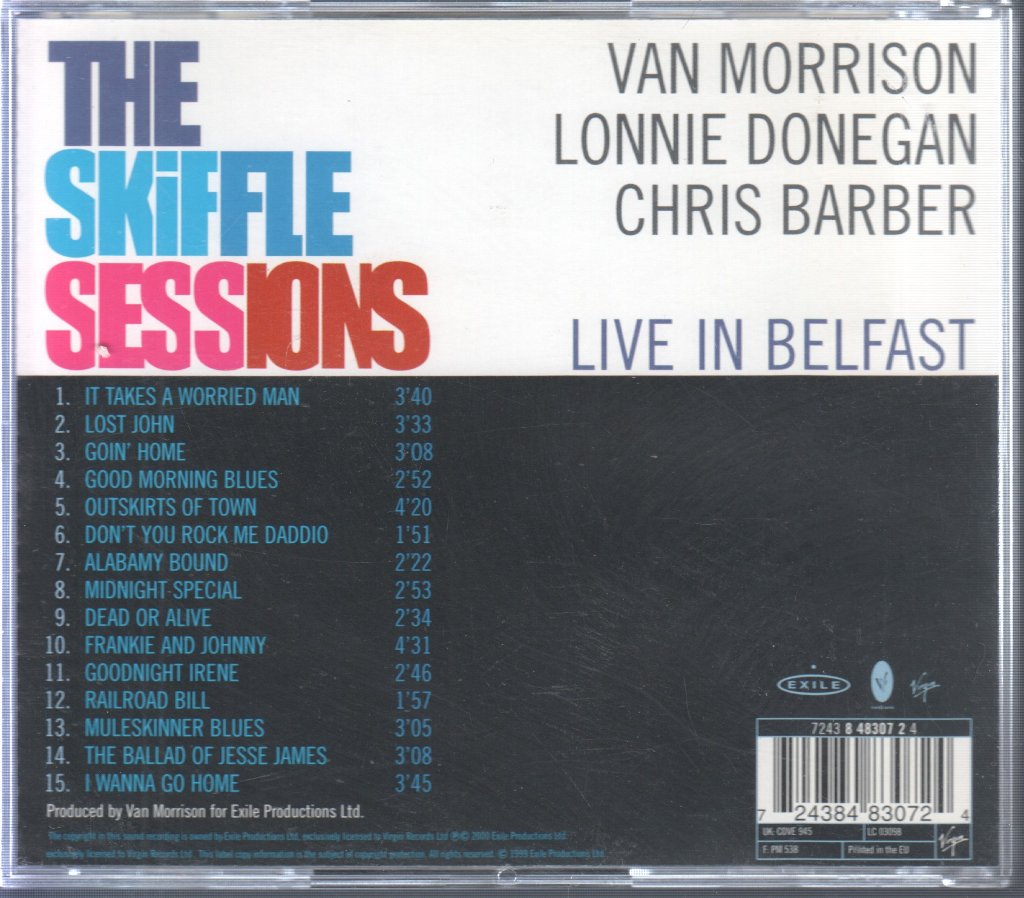 Van Morrison Lonnie Donegan Chris Barber - Skiffle Sessions - Cd