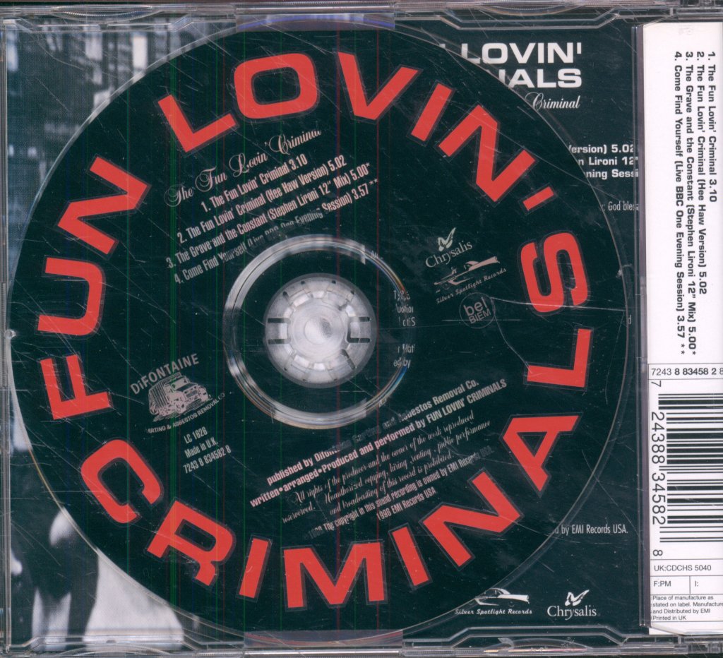 Fun Lovin' Criminals - Fun Lovin' Criminal - Cd