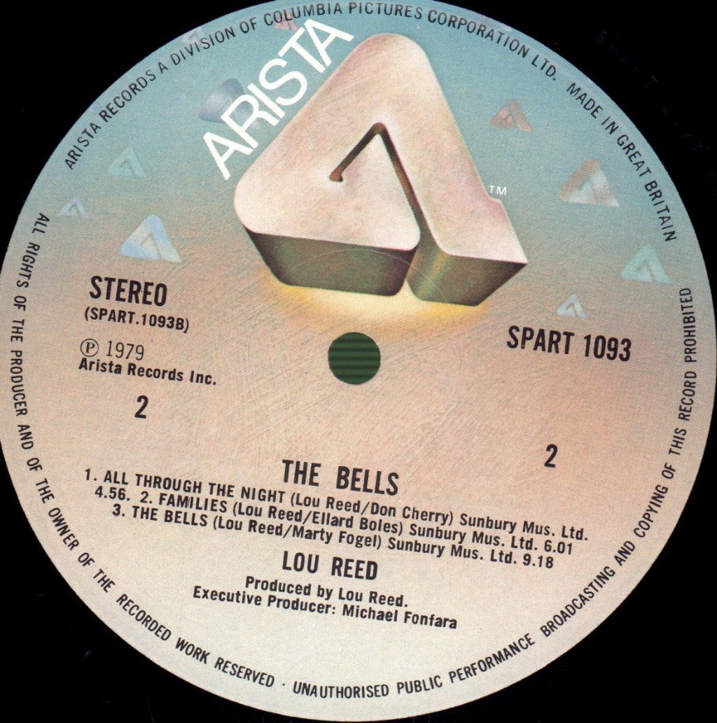 Lou Reed - Bells - Lp