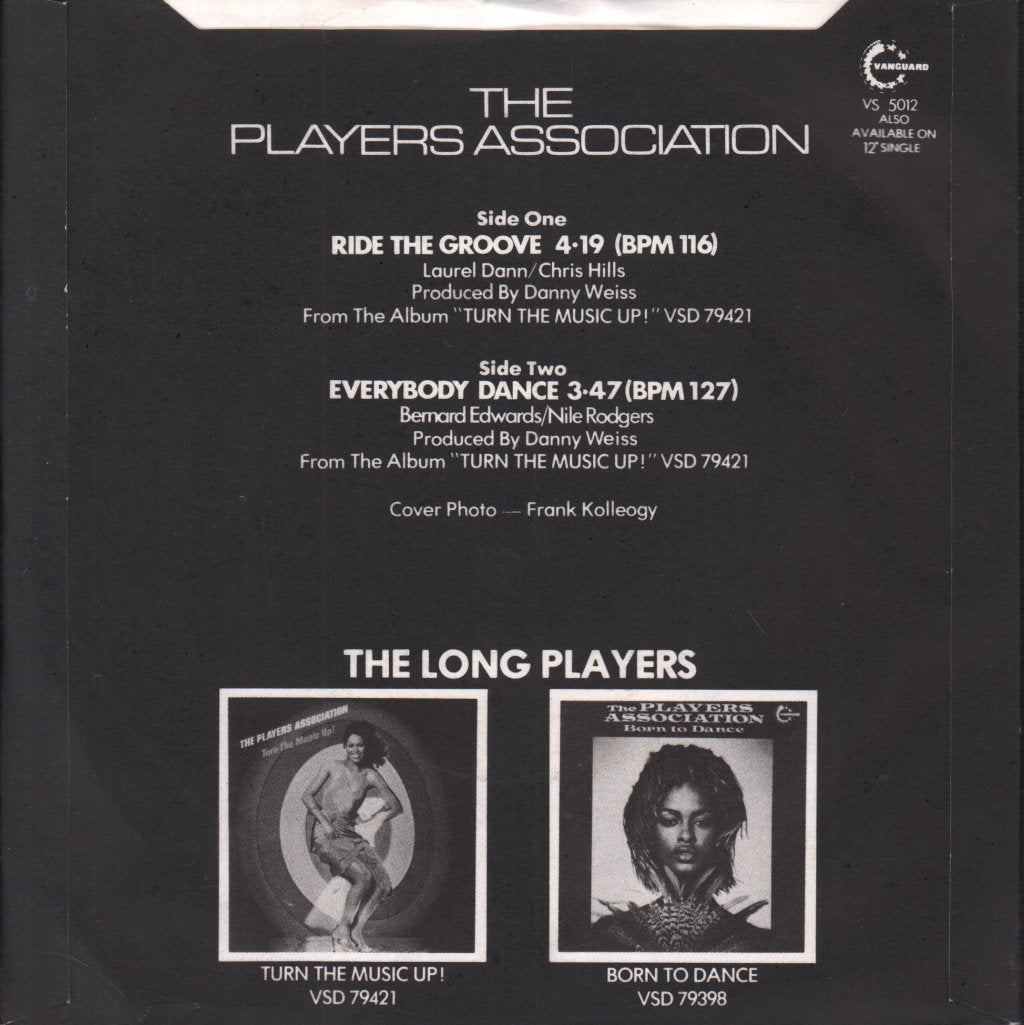 Players Association - Ride The Groove - 7 Inch