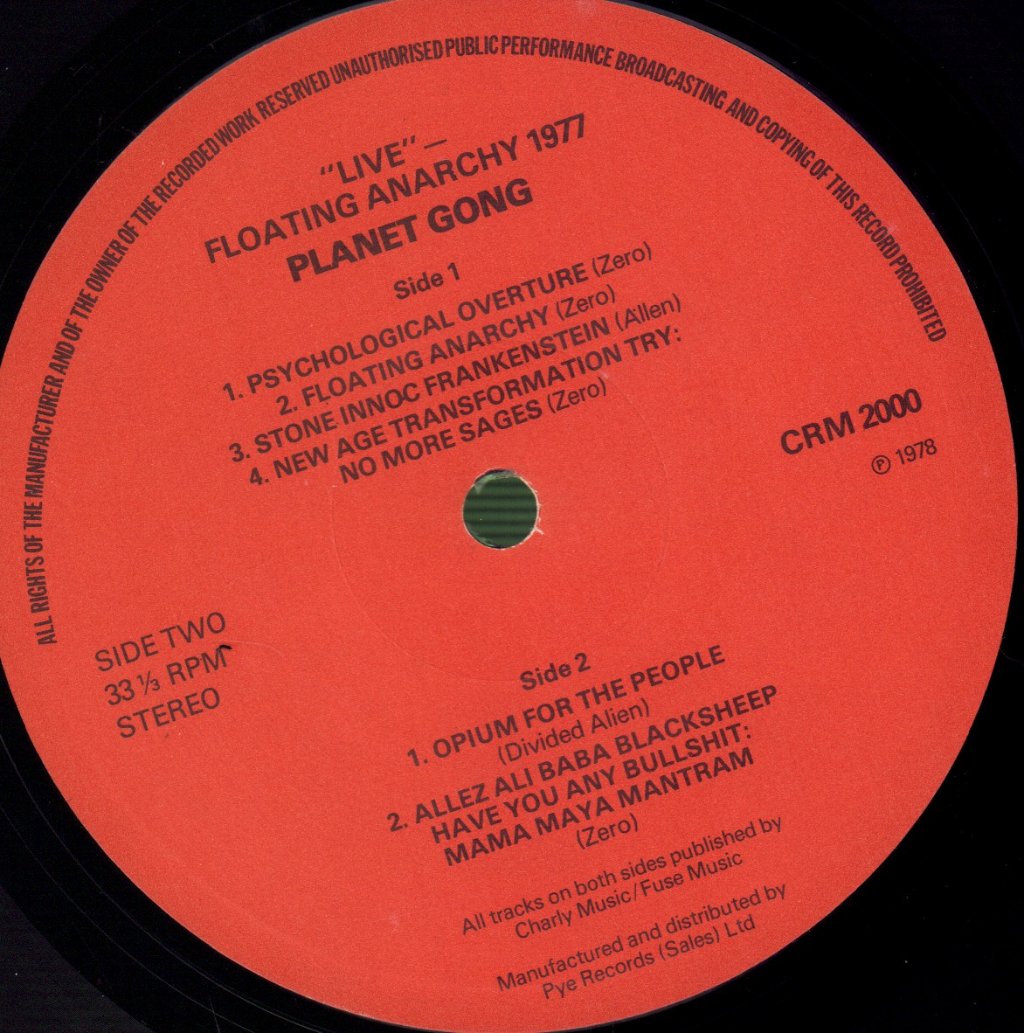 Gong - Planet Gong - Lp