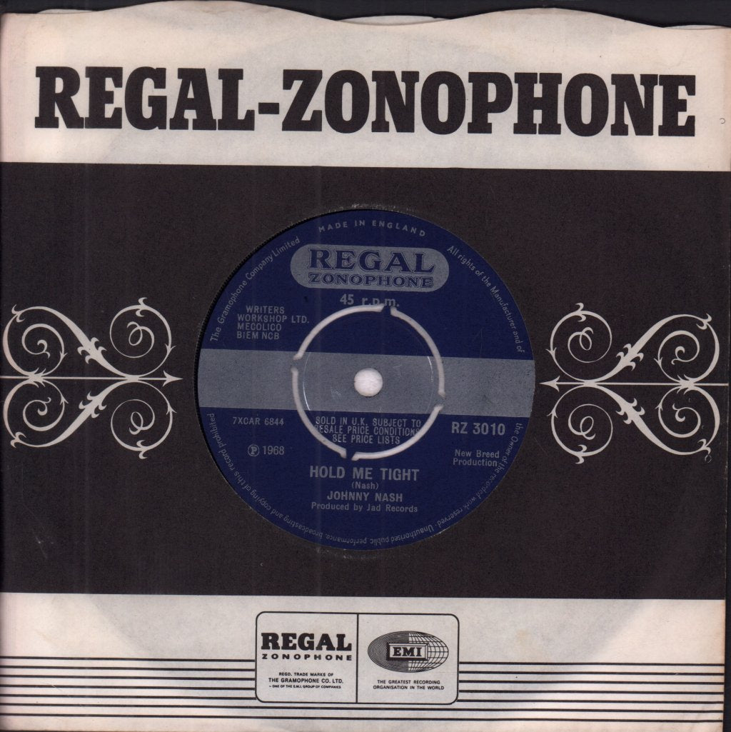 Johnny Nash - Hold Me Tight - 7 Inch