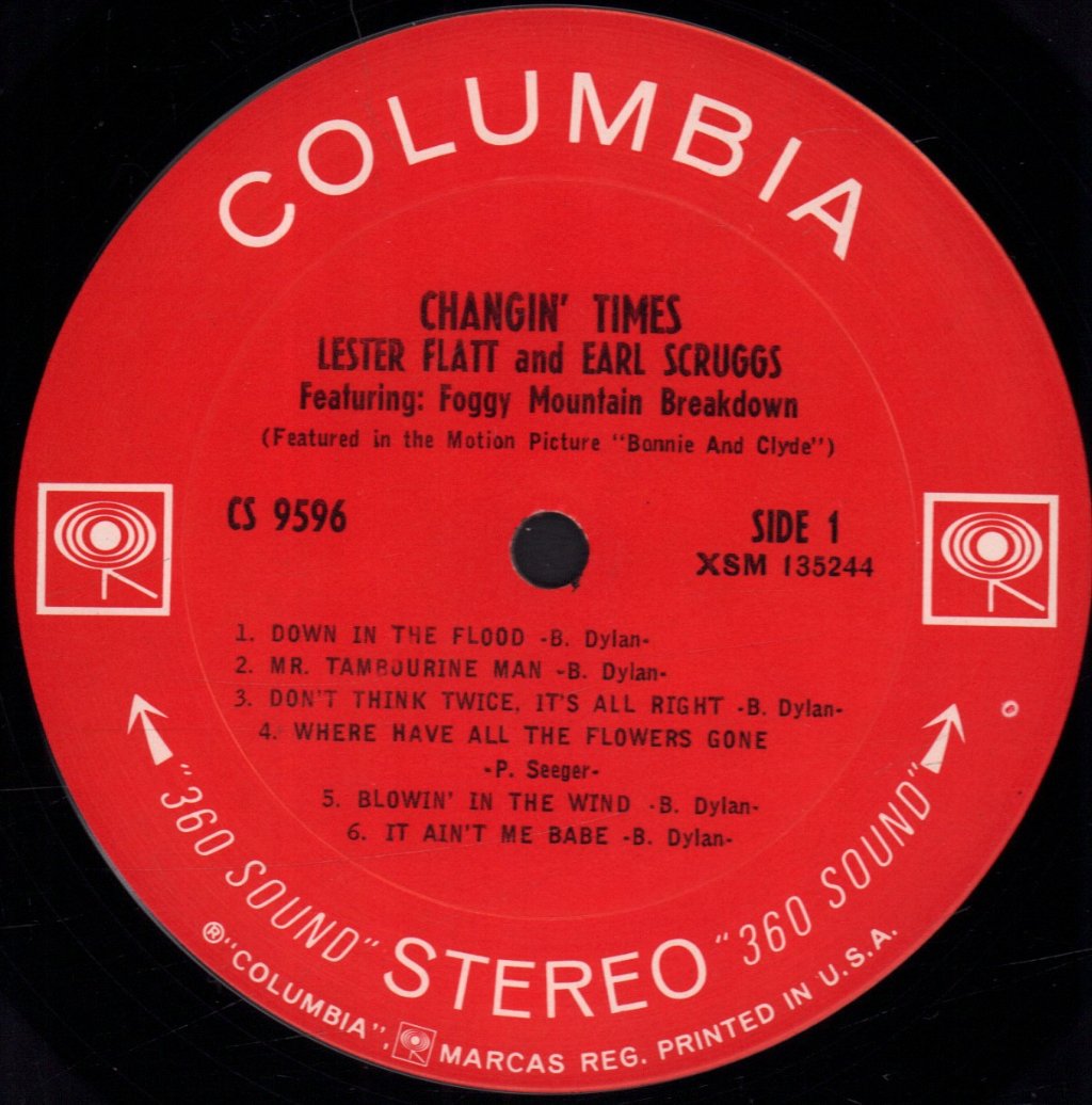 Lester Flatt And Earl Scruggs - Changin' Times - Lp