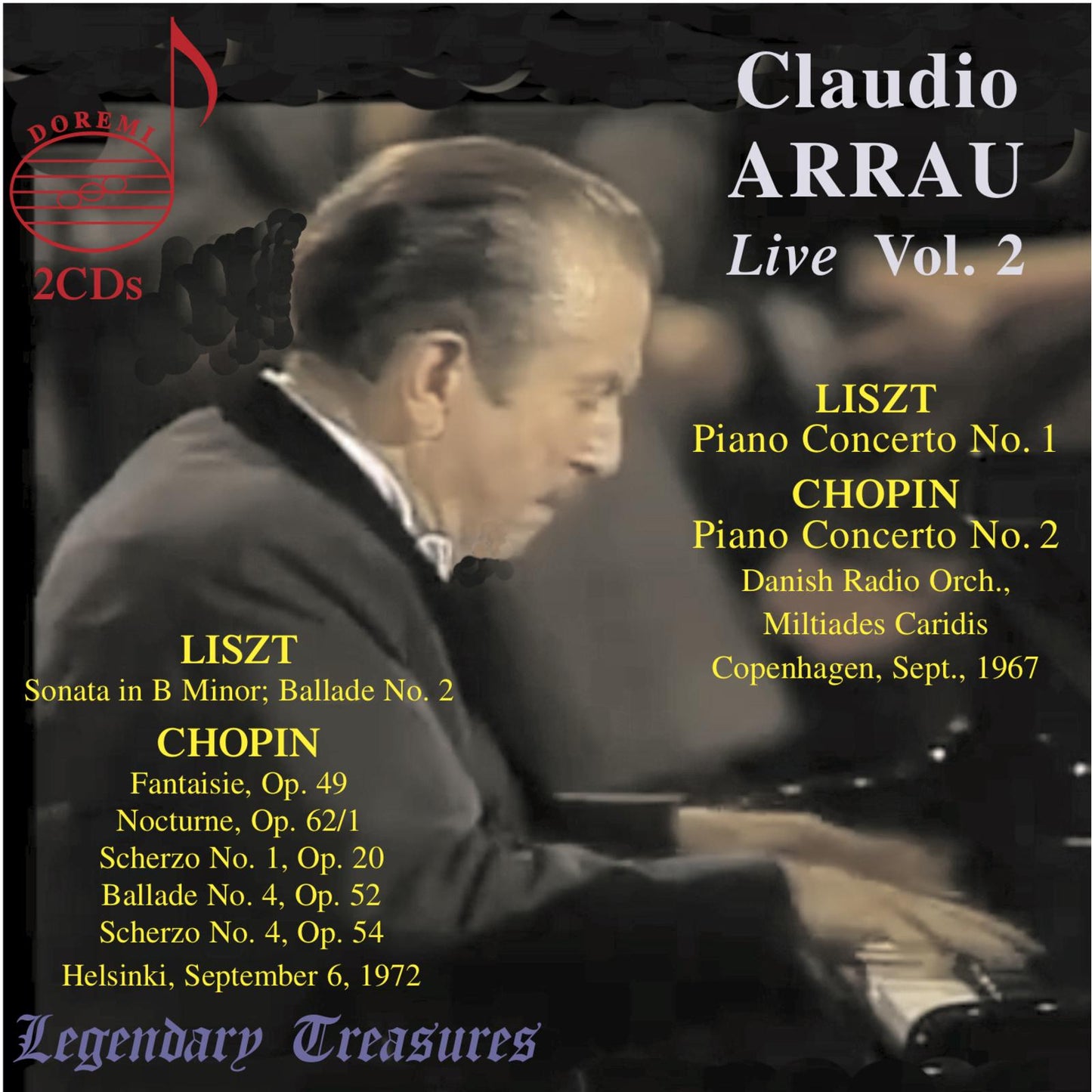 Claudio Arrau - Claudio Arrau Live, Vol. 2 - Double Cd