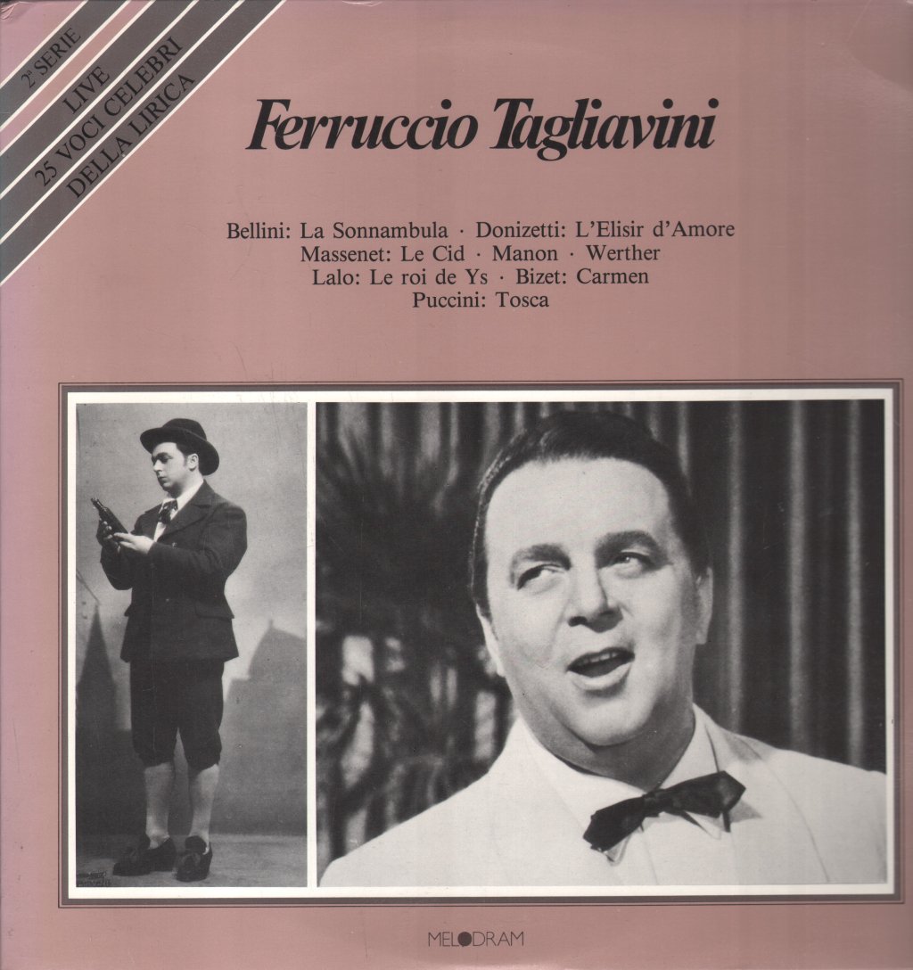 Ferruccio Tagliavini - Live 25 Voci Celebri Della Lirica - Double Lp