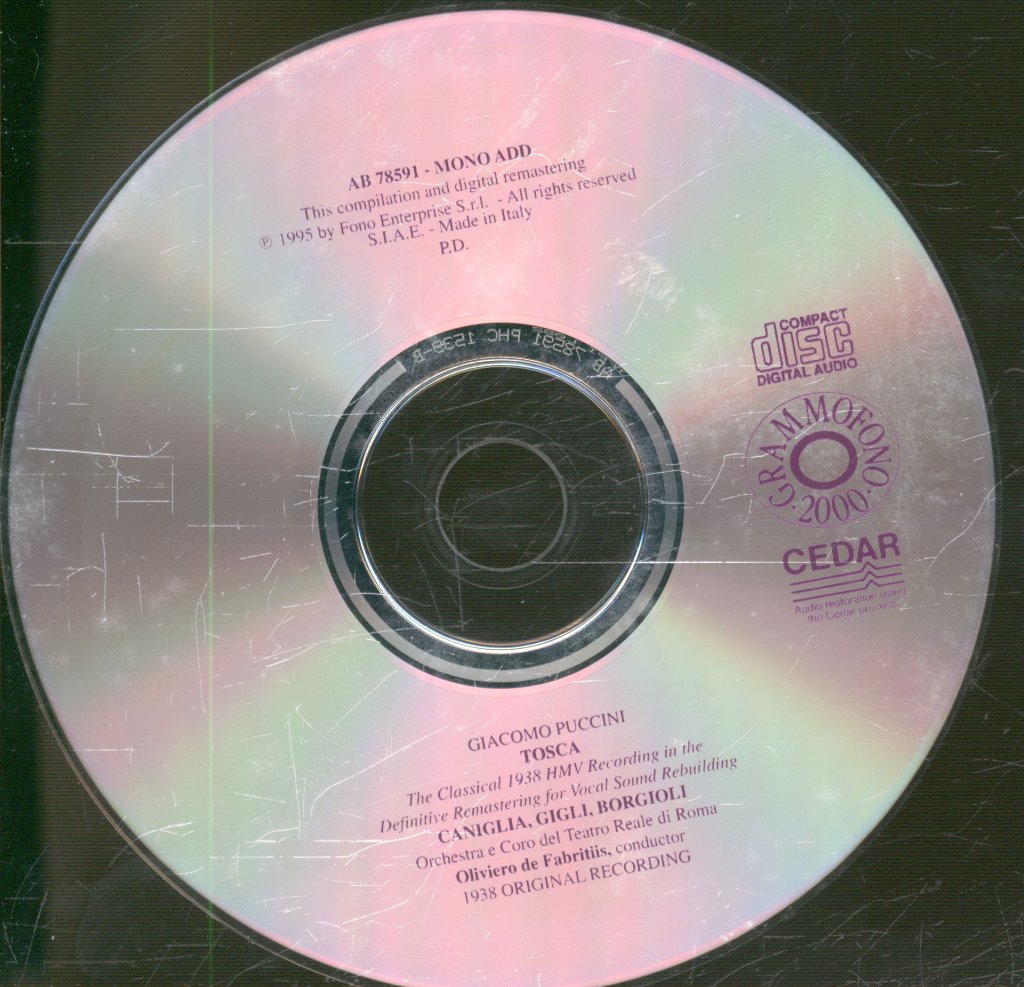 Oliviero De Fabritiis - Puccini - Tosca - Double Cd