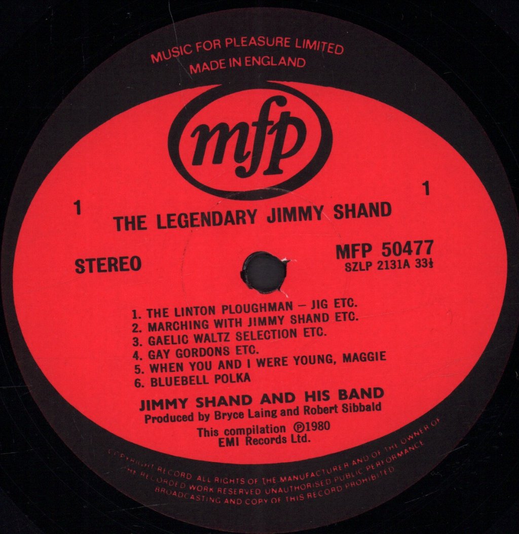 Jimmy Shand - Legendary - Lp