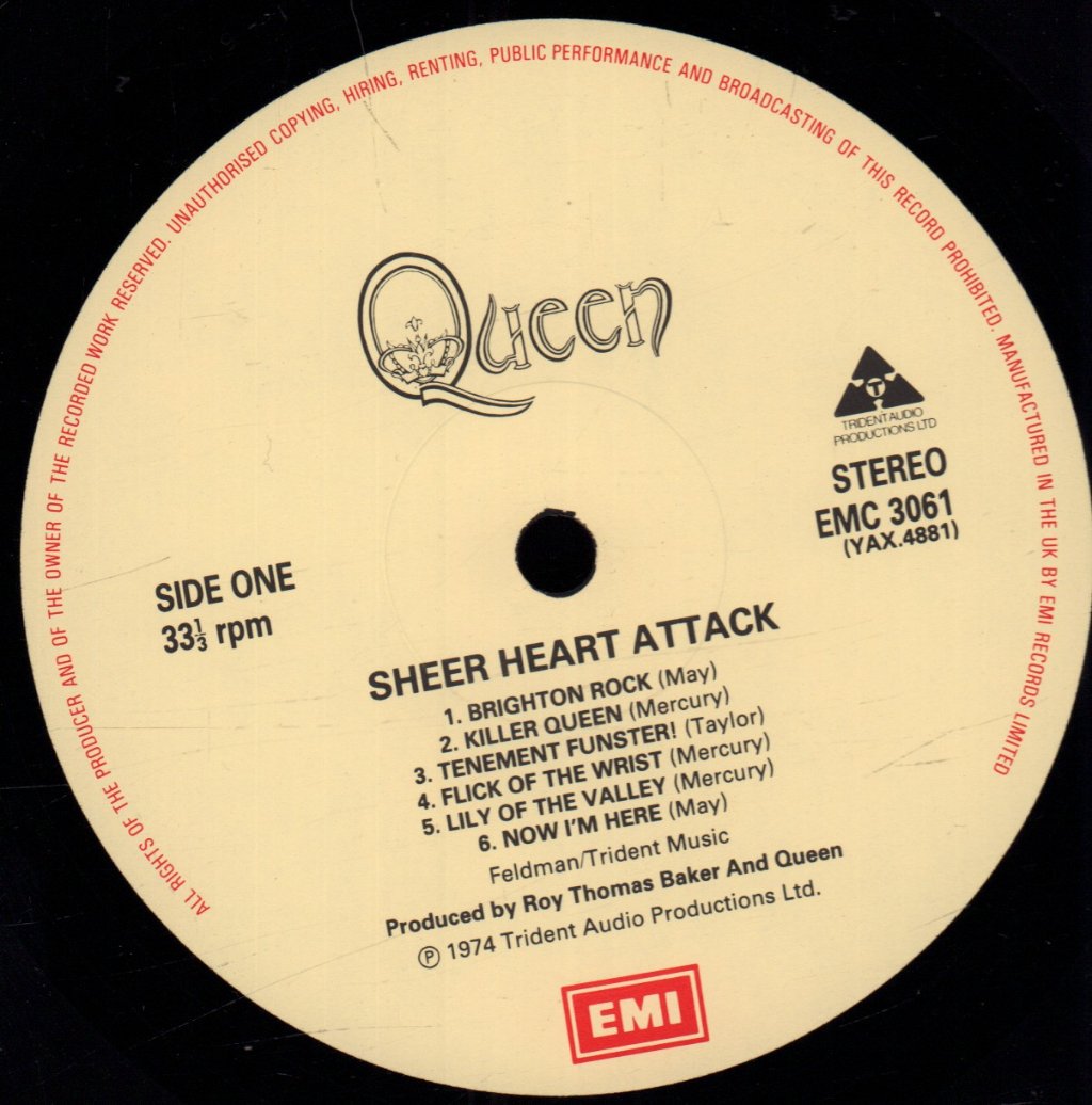 Queen - Sheer Heart Attack - Lp