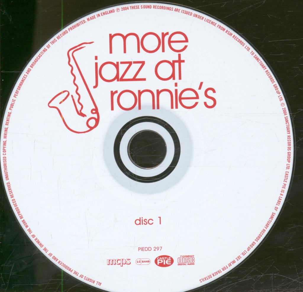 Various Artists - More Jazz At Ronnie's - Cd