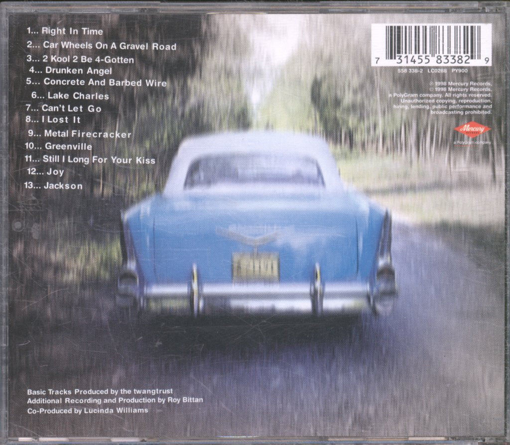 Lucinda Williams - Car Wheels On A Gravel Road - Cd