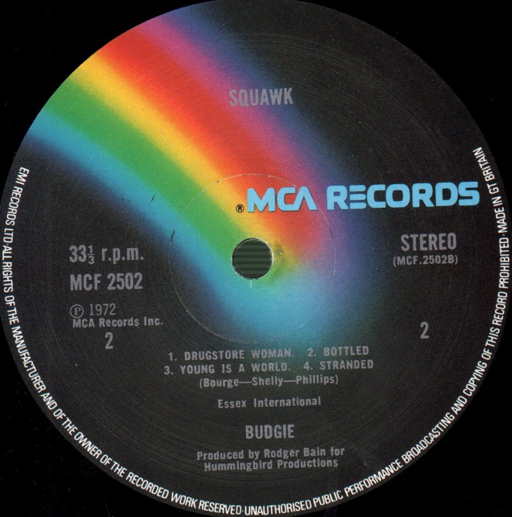 Budgie - Squawk - Lp