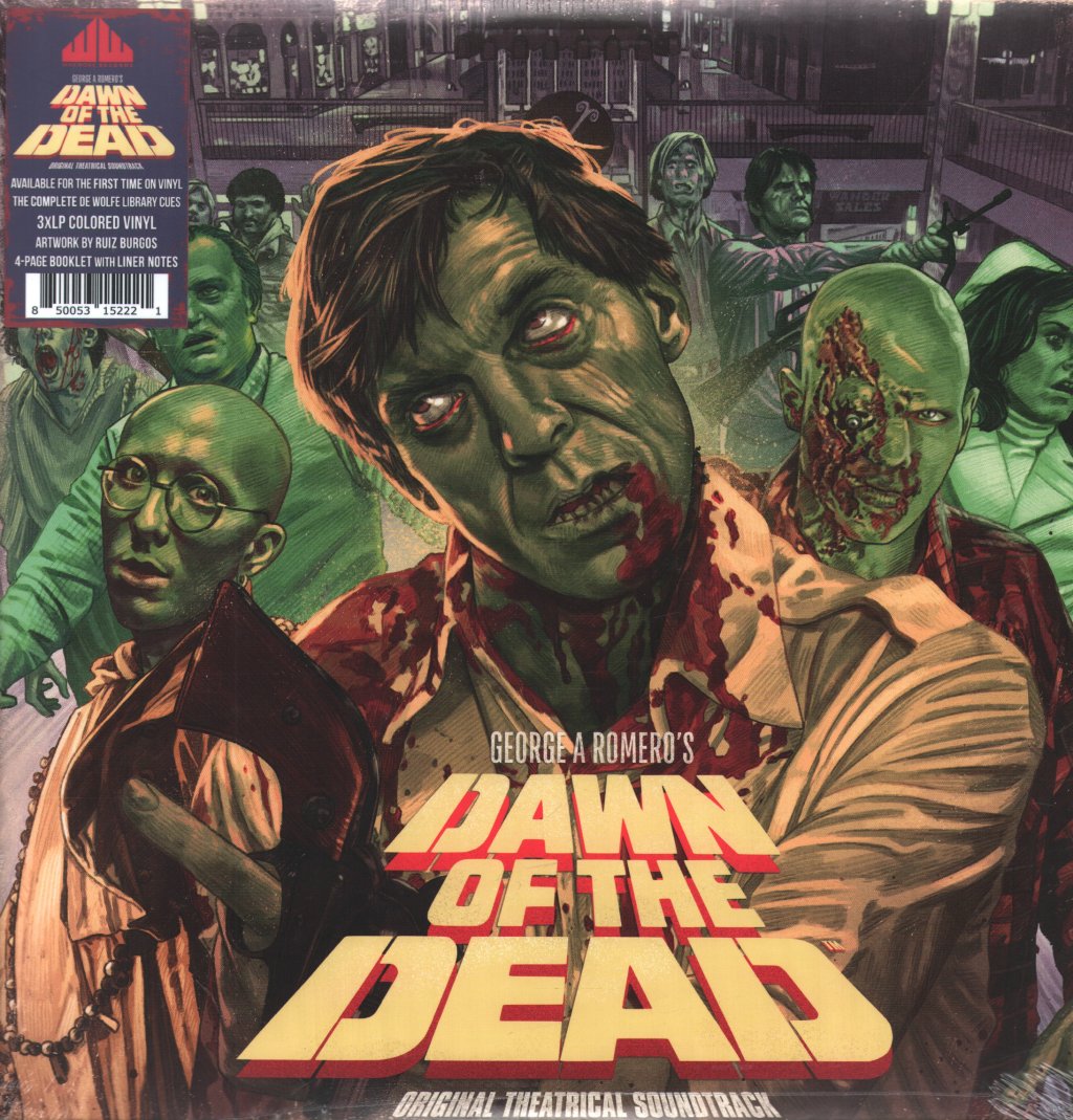 Various Artists - George A Romero's Dawn Of The Dead Original Theatrical Soundtrack - Triple Lp