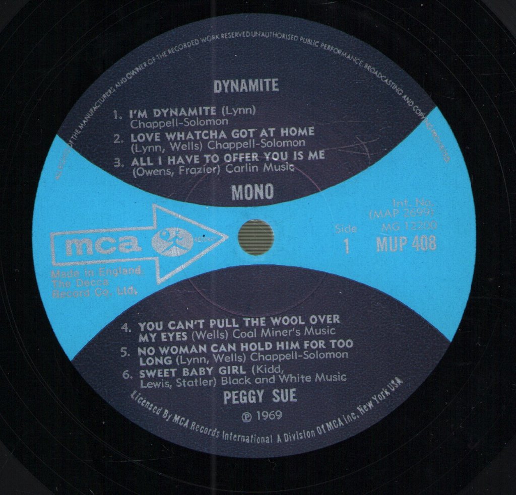 Peggy Sue - Dynamite! - Lp