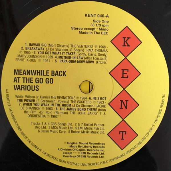 Various Artists - Meanwhile, Back At The Go Go - Lp