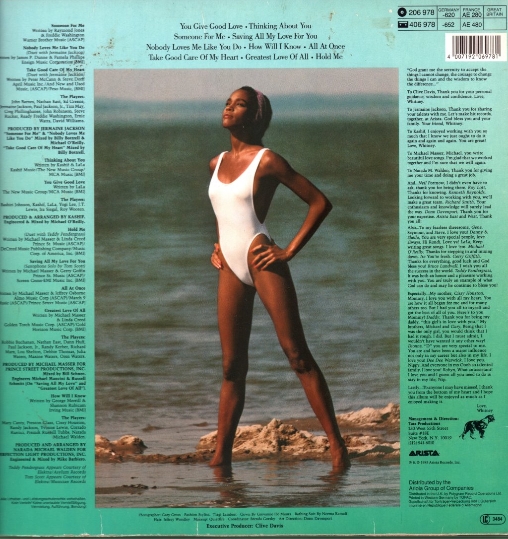 Whitney Houston - Whitney Houston - Lp