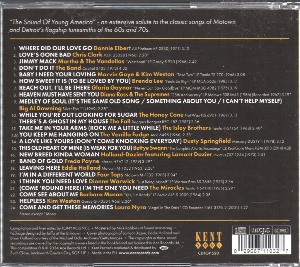 Holland-Dozier-Holland - A Different World (The Holland-Dozier-Holland Songbook) - Cd