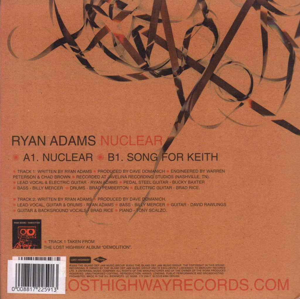 Ryan Adams - Nuclear - 7 Inch