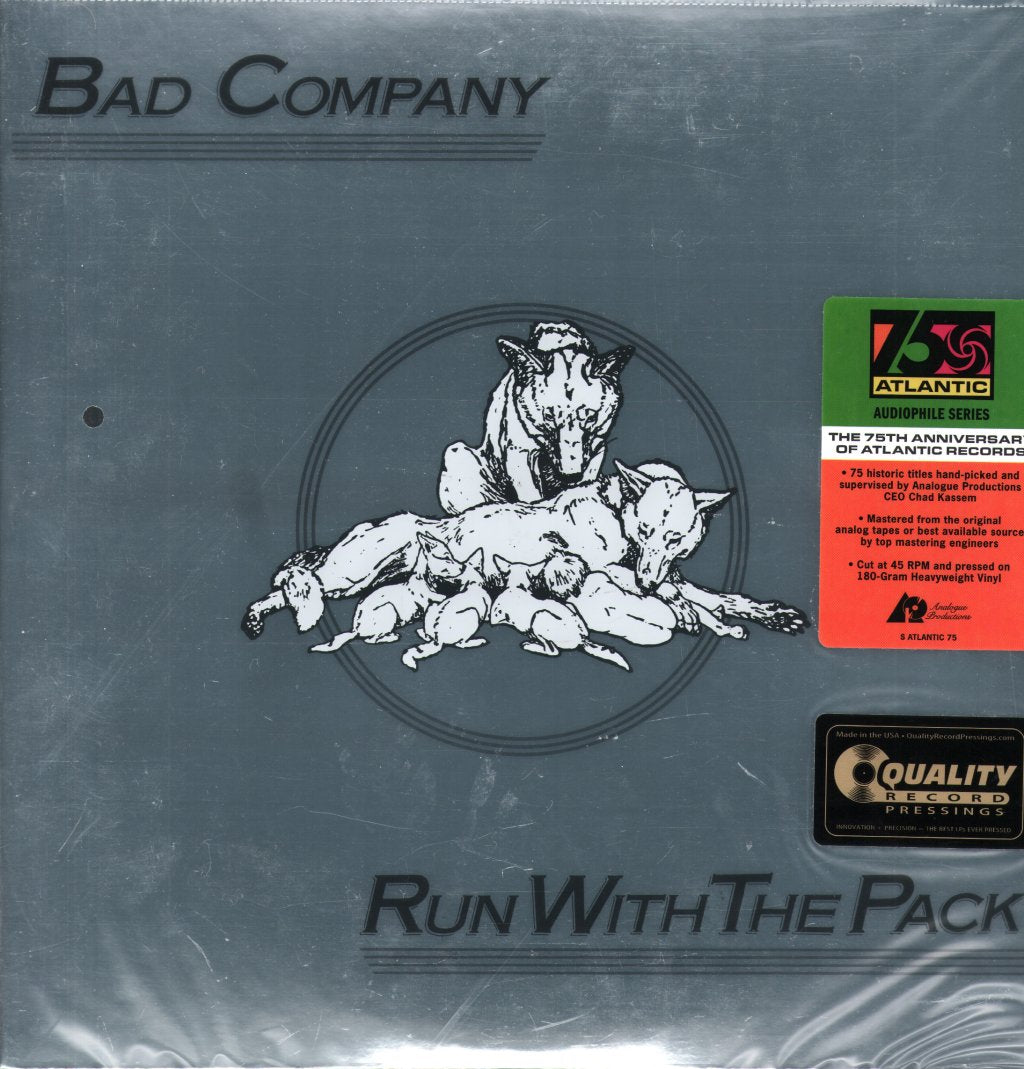 Bad Company - Run With The Pack - Double Lp