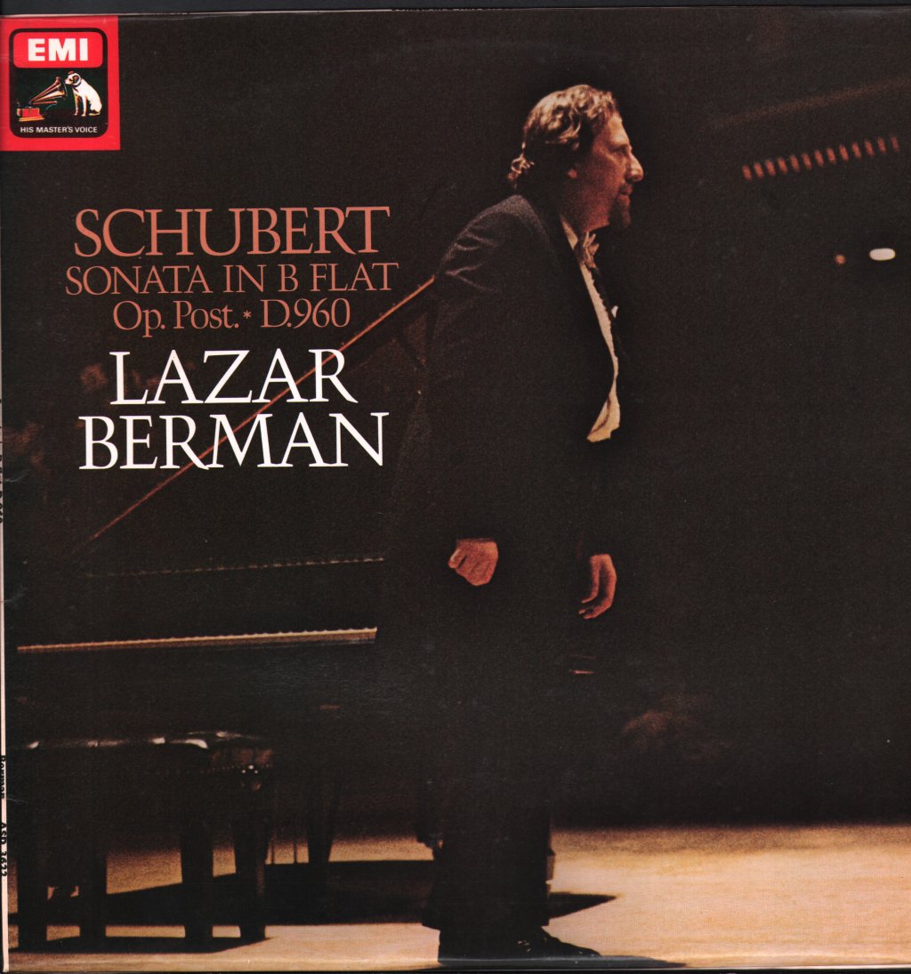 Lazar Berman - Schubert - Sonata In B Flat Op. Post., D. 960 - Lp