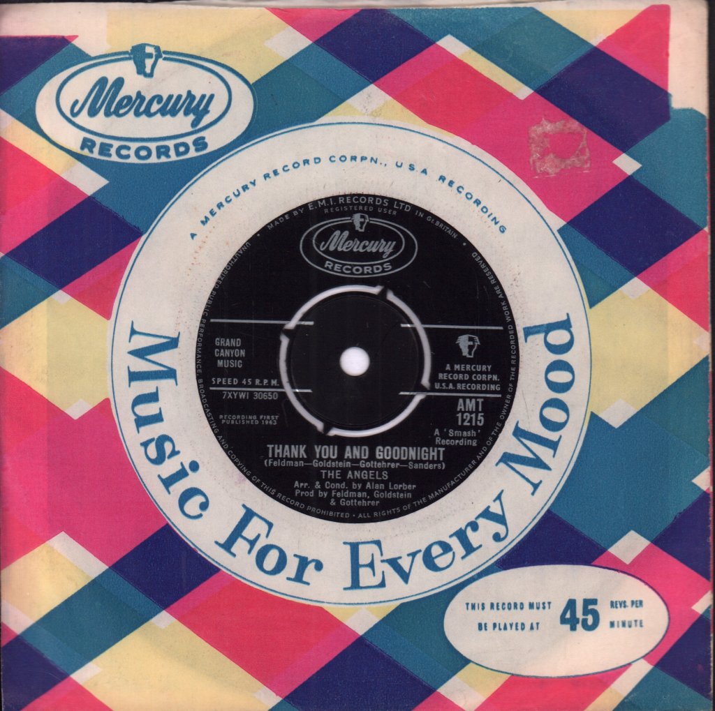 Angels (Girl Group) - I Adore Him - 7 Inch