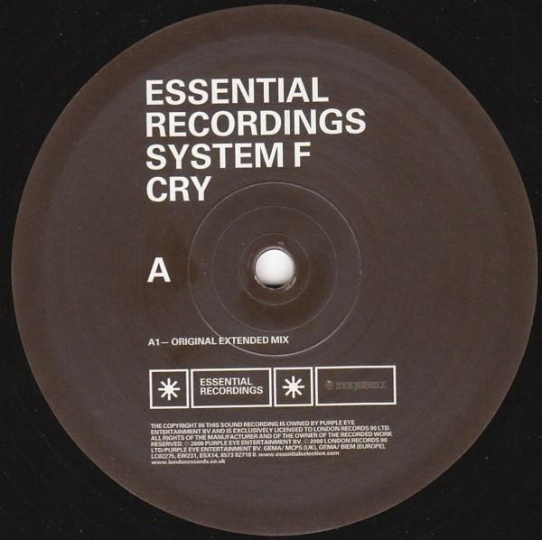 System F - Cry - 12 Inch