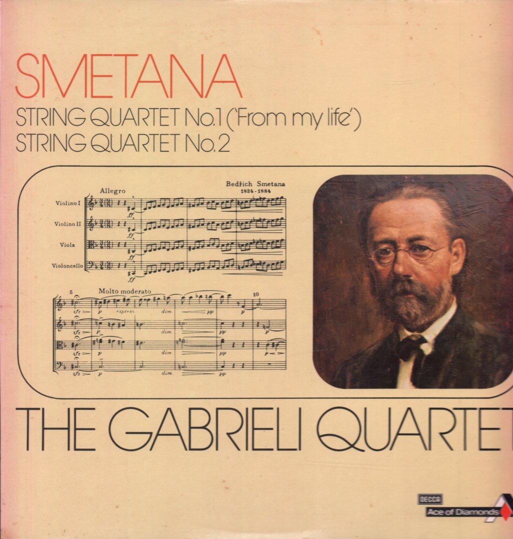 Gabrieli String Quartet - smetana String Quartet No. 1 - Lp